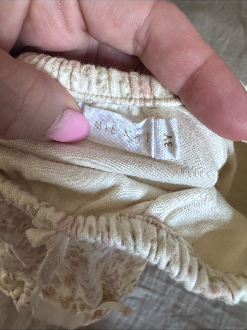Jamie Kay Floral Ruffle Bloomers - Cream, Pink, Green - Picture 2 of 2